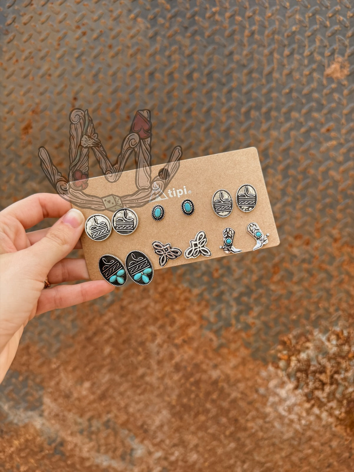 Bootstitch Earring Set