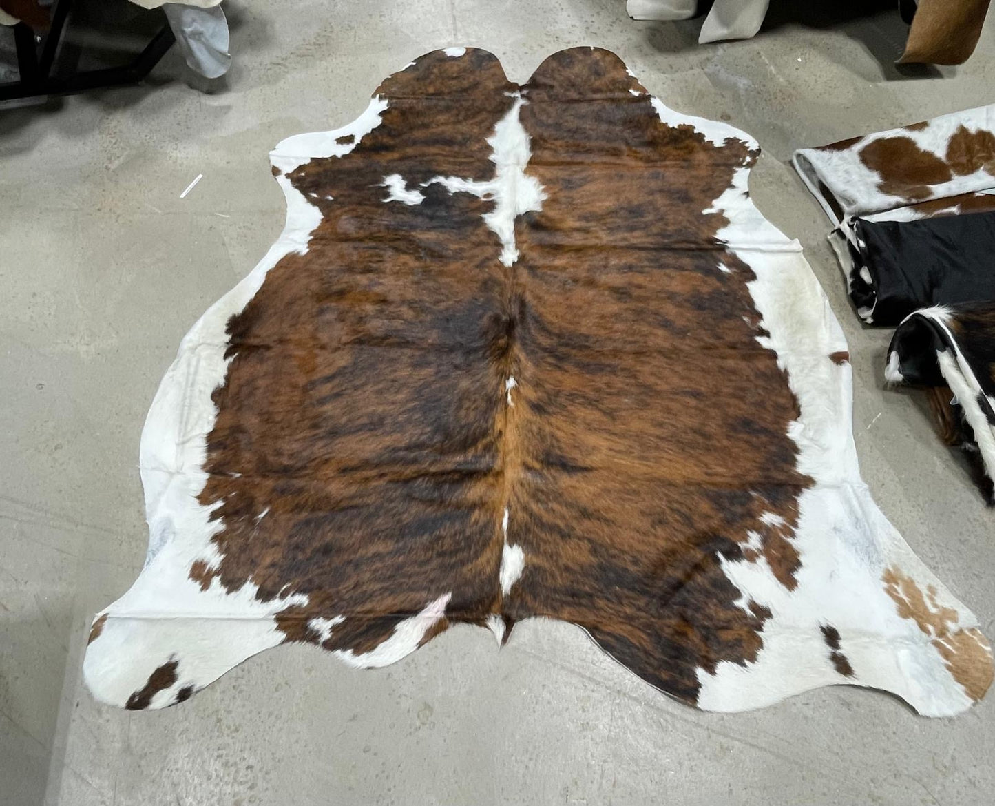 Red Brindle Cowhide Rug