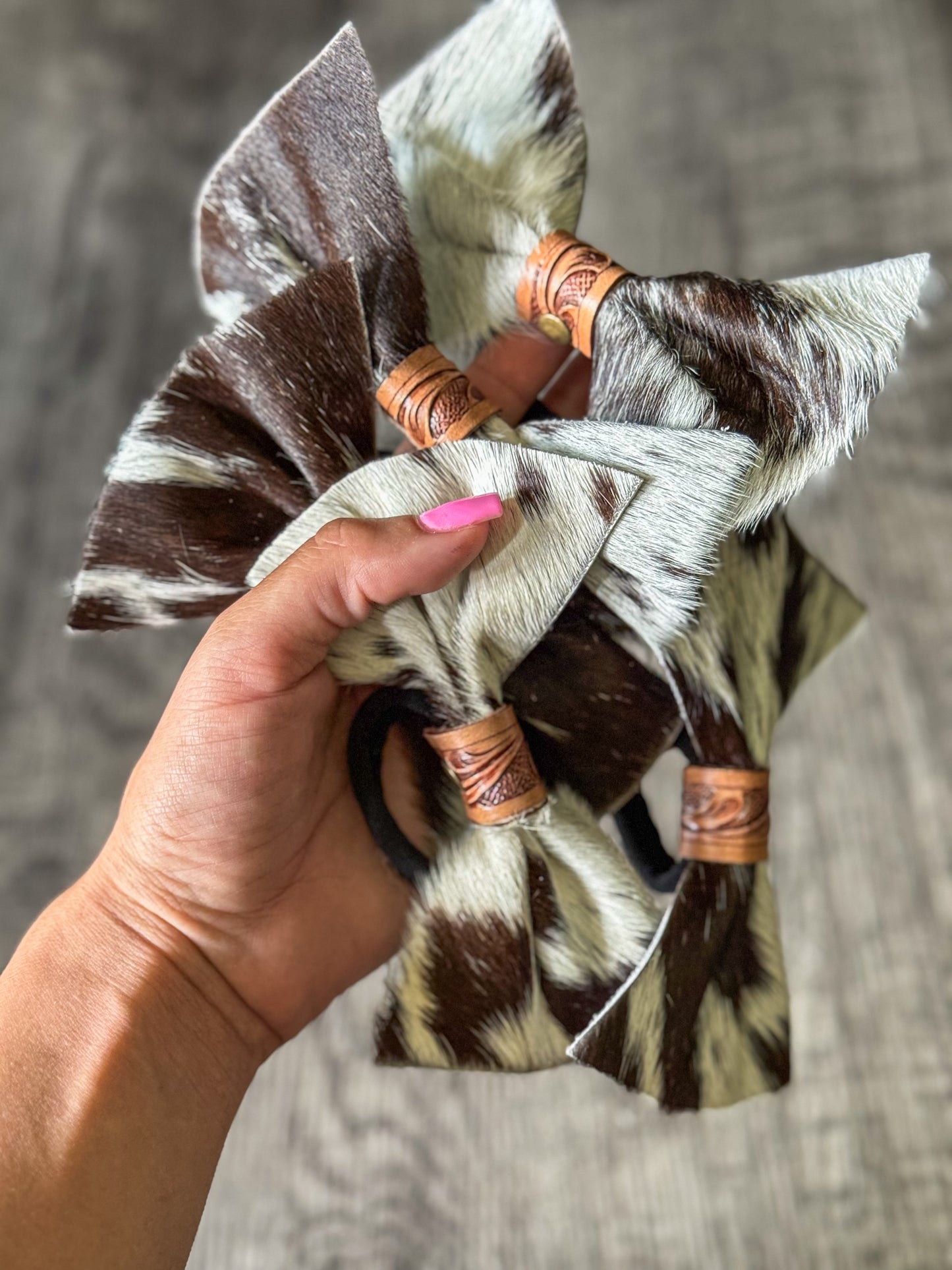 Cowhide Bows