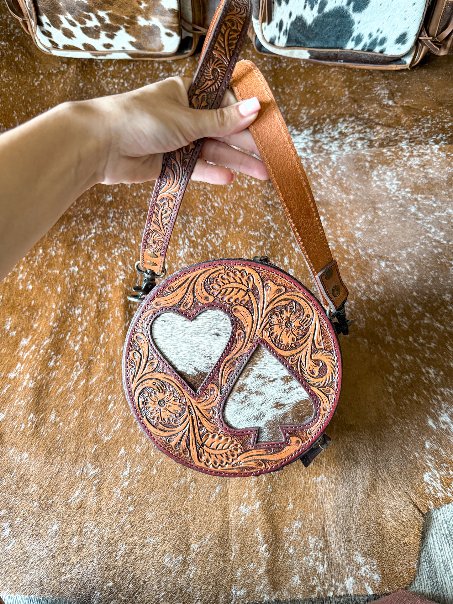 Spade Heart Canteen Crossbody