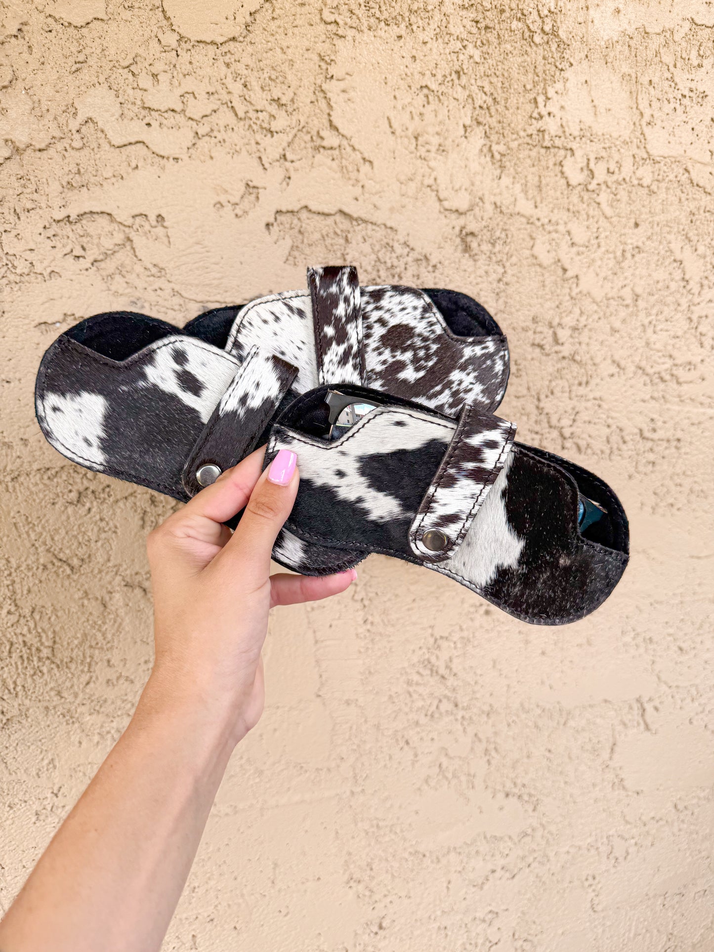 Cowhide Sunglasses Case