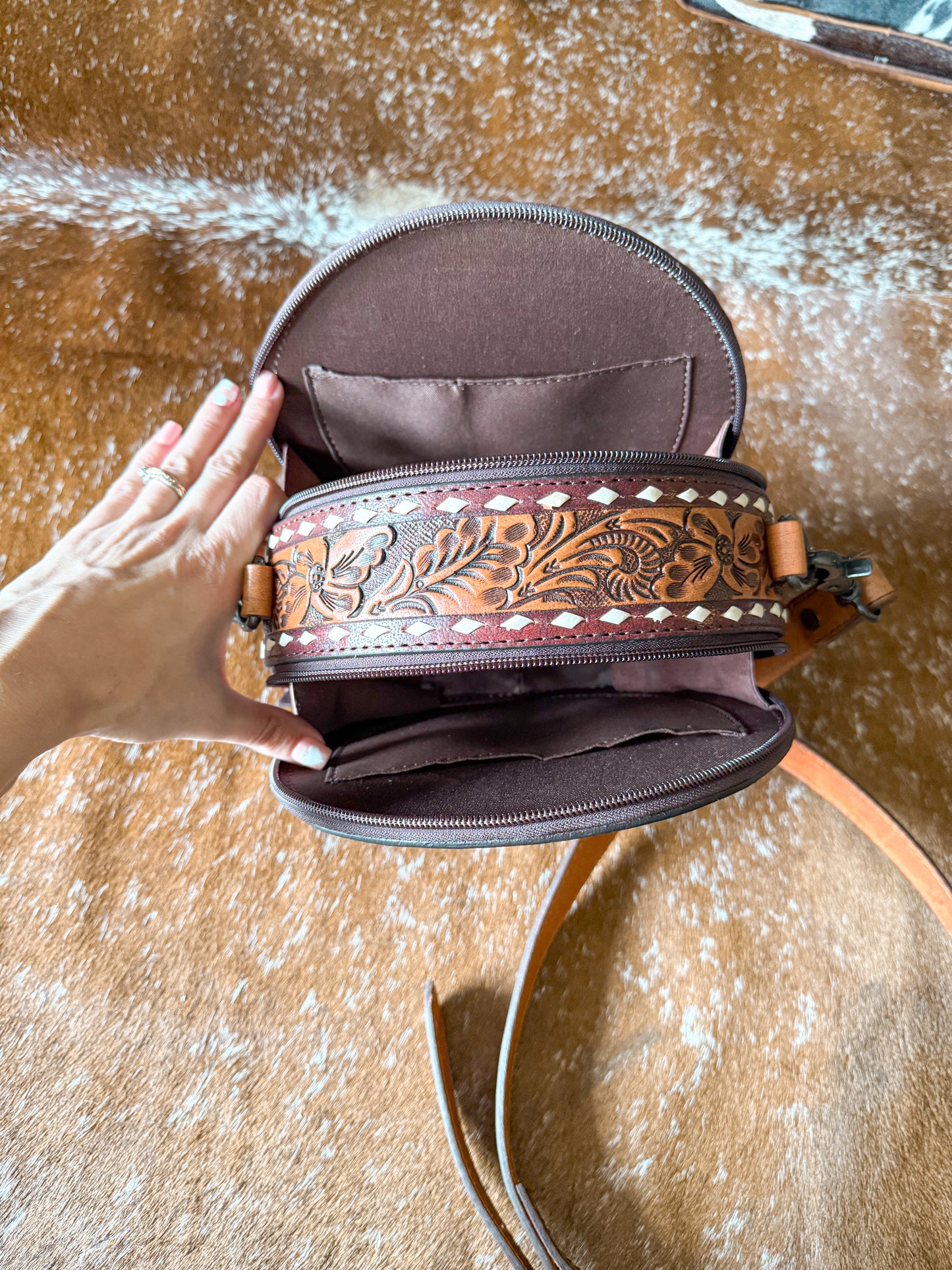 Spade Heart Canteen Crossbody
