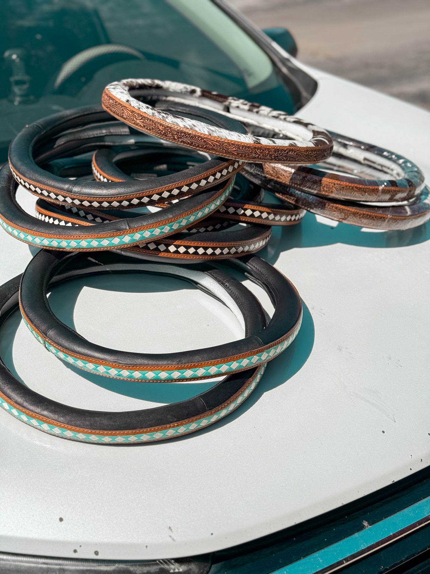 Tooled Steering Wheel Covers
