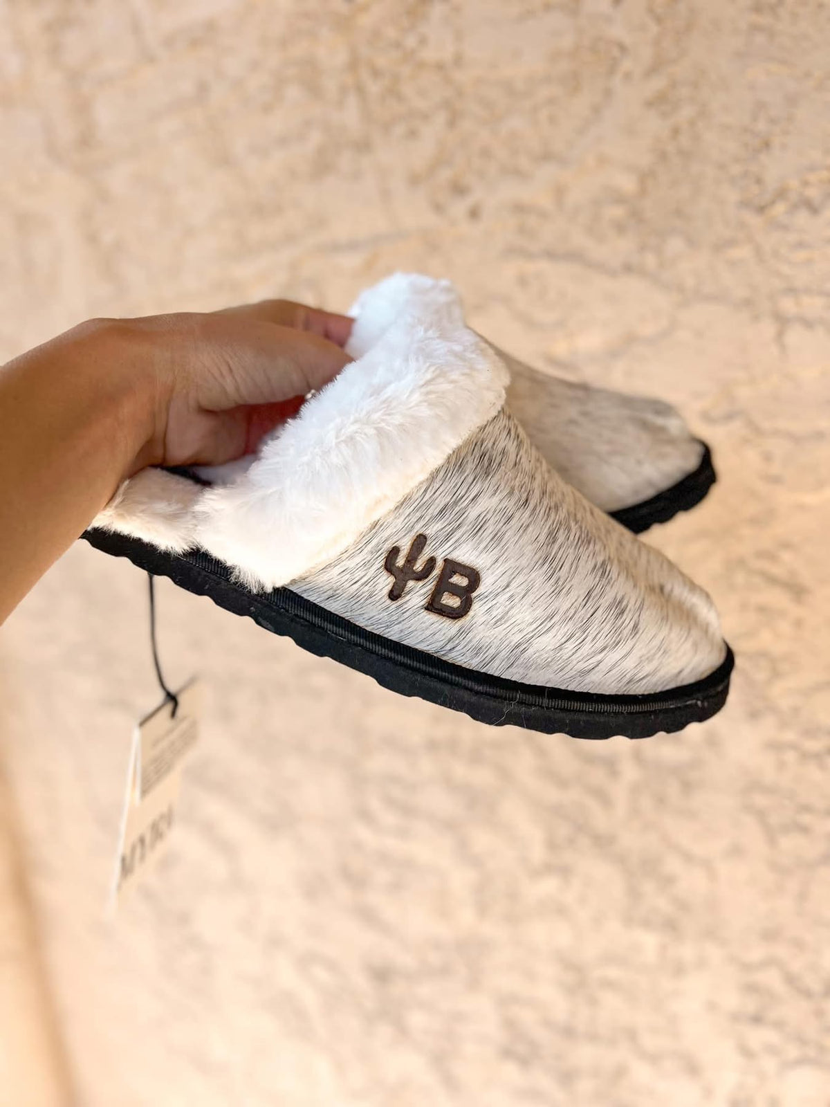 Cowhide Slippers PREORDER
