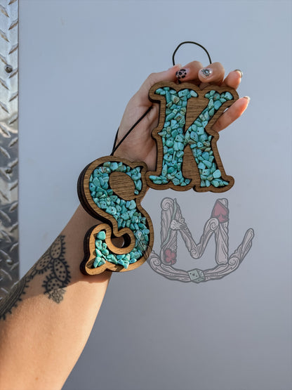 Turquoise Rearview Mirror Charms