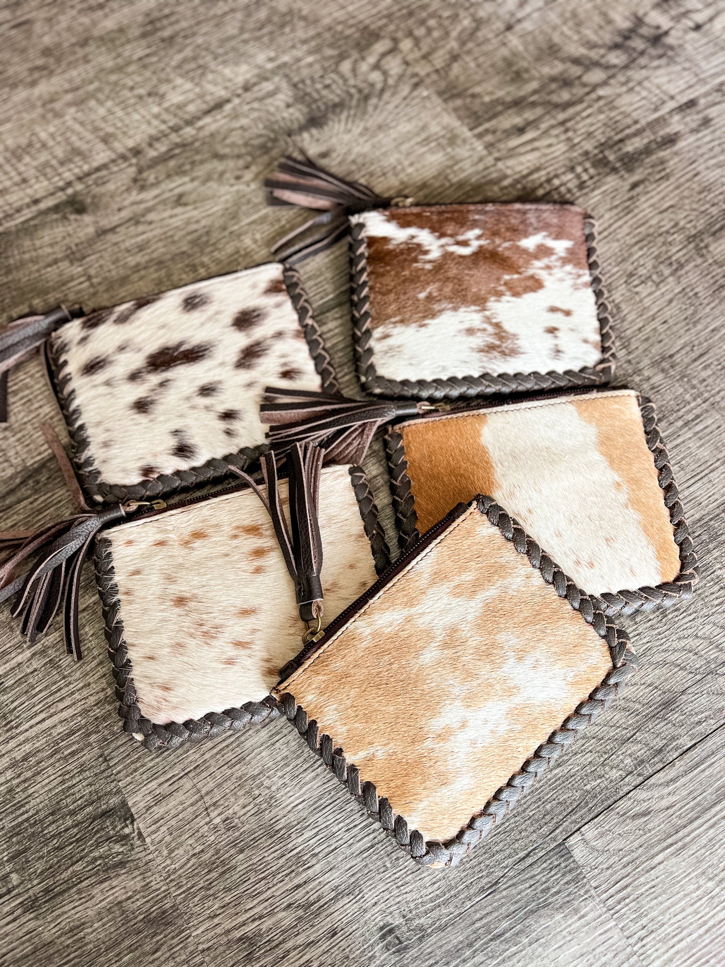 Cowhide Cardholder Coin Pouch