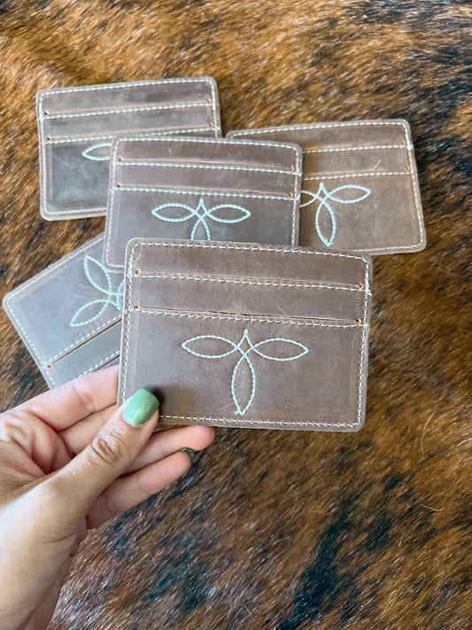 Boot Stitch Card Holder