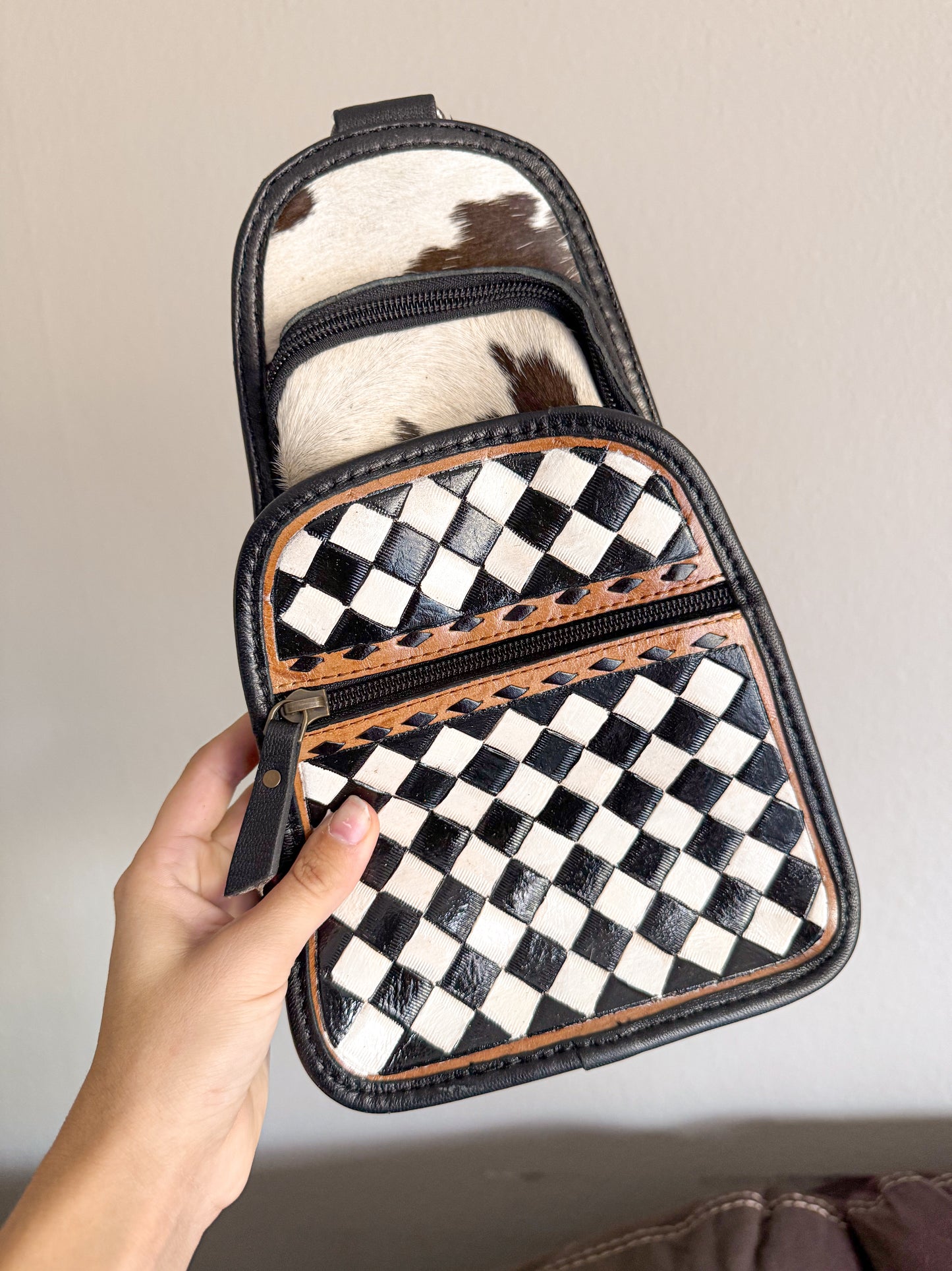 Checkered Slingbag