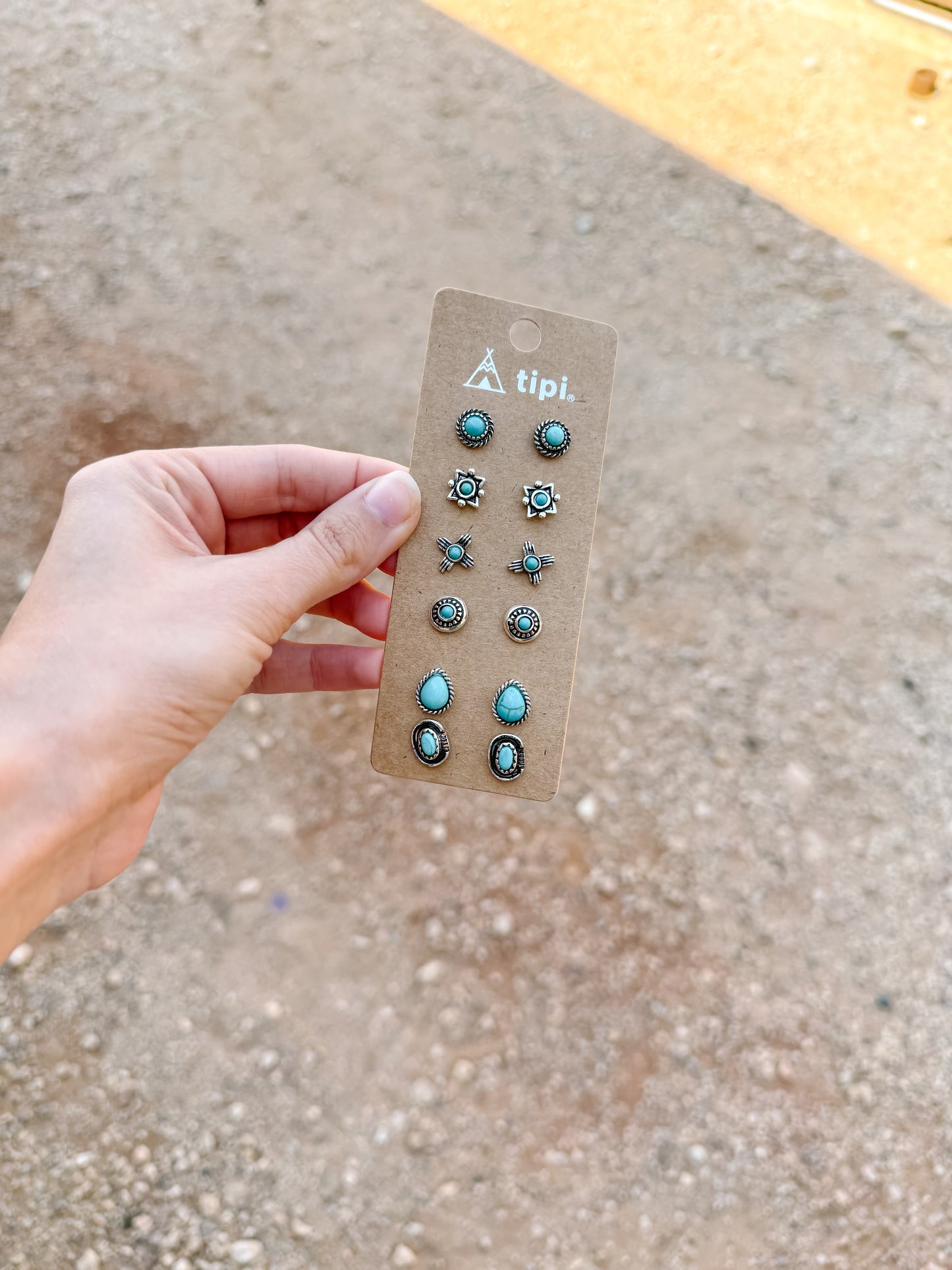 Dainty Zia Sun Earring Set