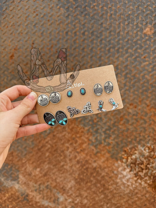 Bootstitch Earring Set