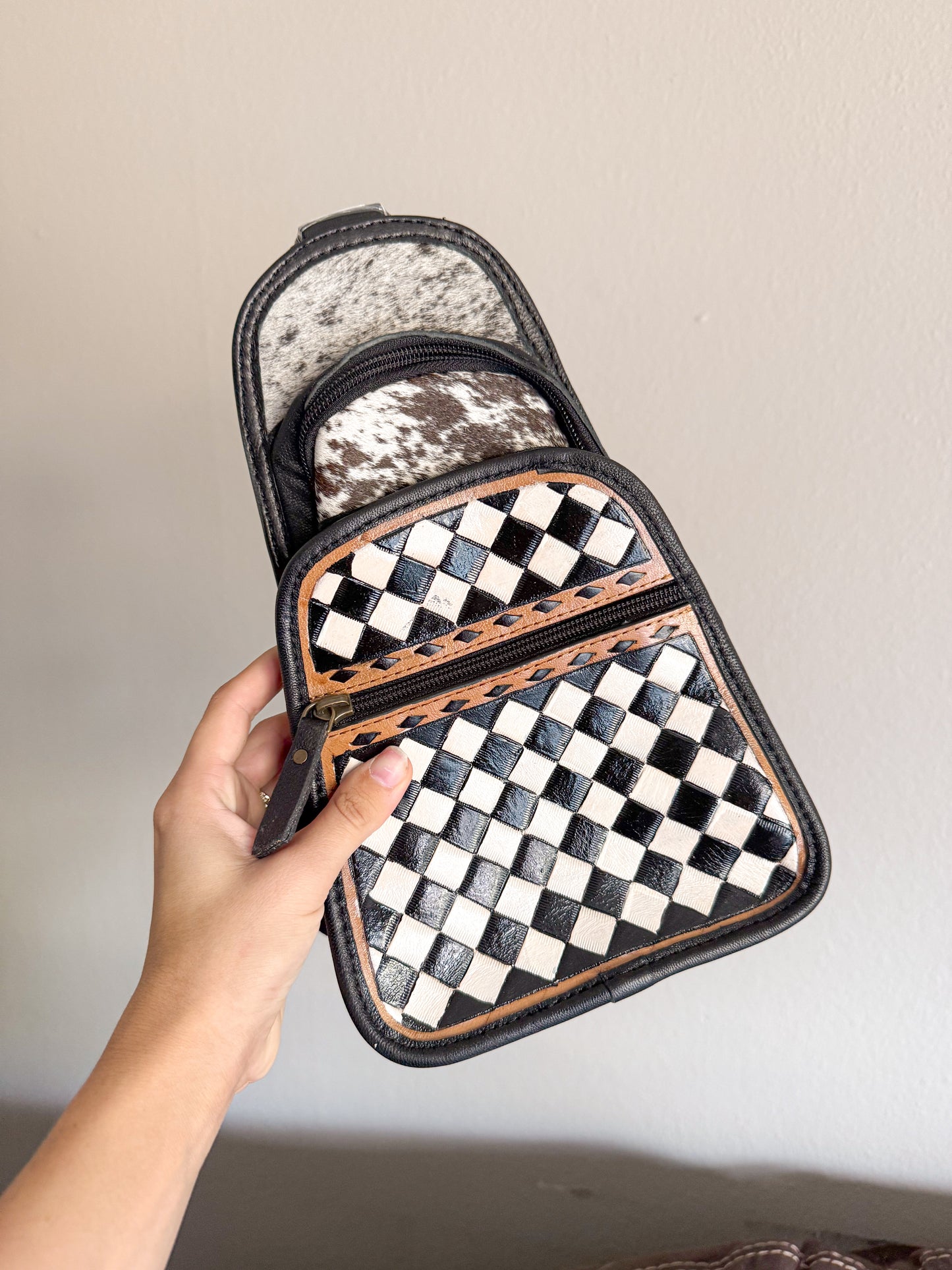 Checkered Slingbag