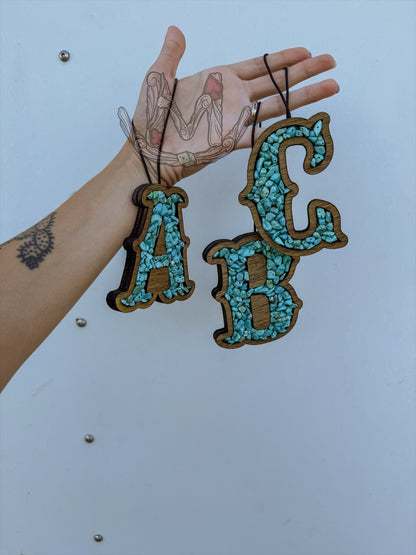 Turquoise Rearview Mirror Charms