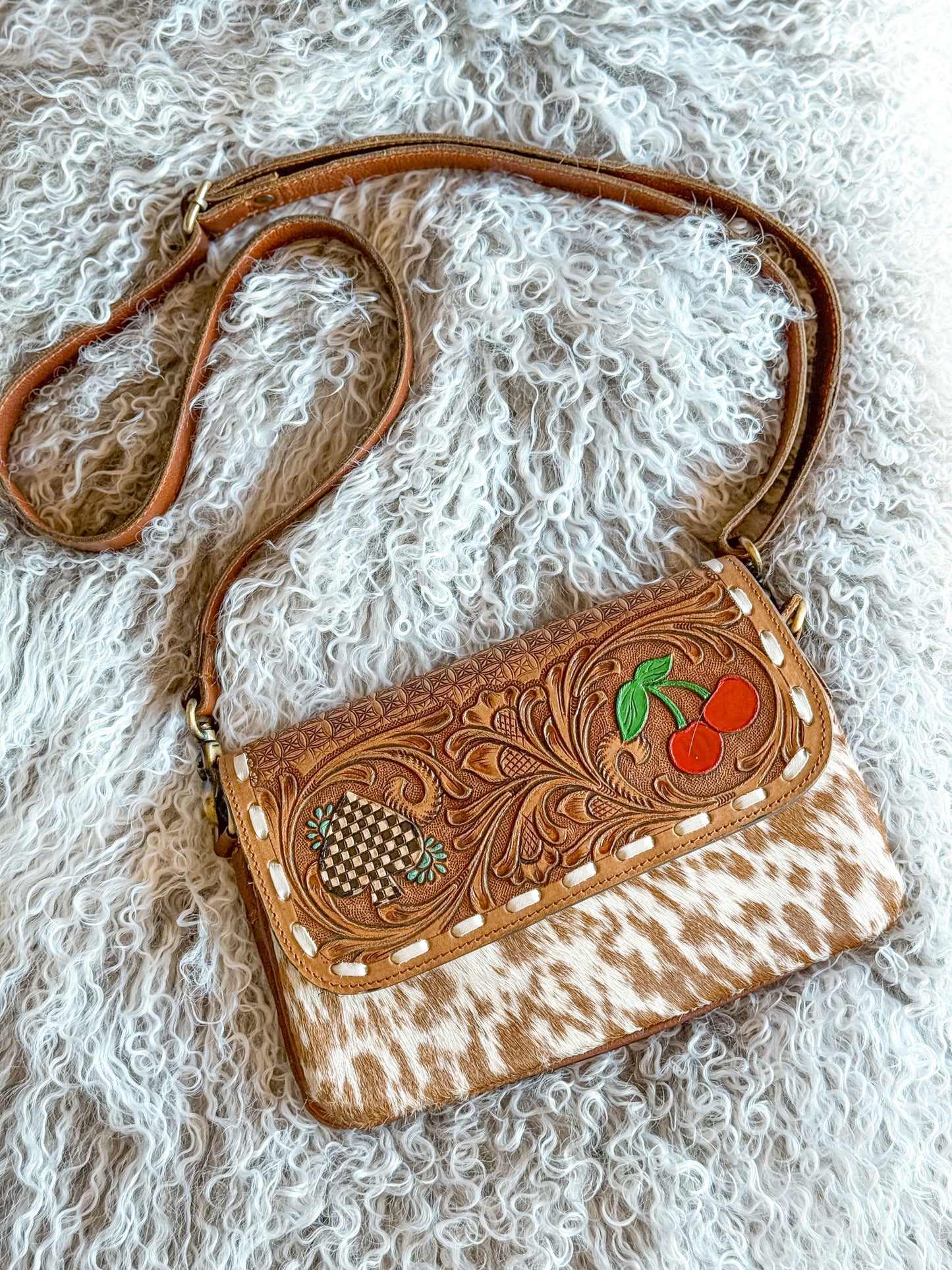 Cherry n Spade Crossbody