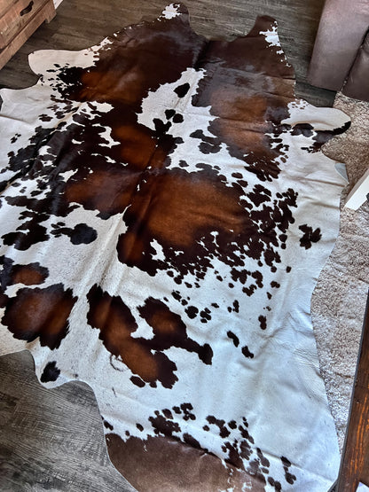 Tricolor Cowhide Rug