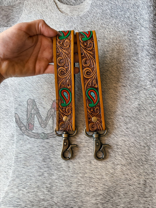 Ember Leather Key Fob