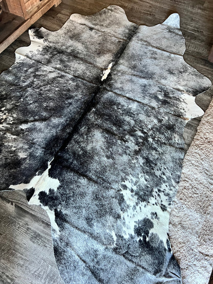 Blue Roan Cowhide Rug