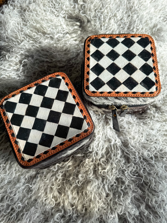 Checkered Jewelry Box
