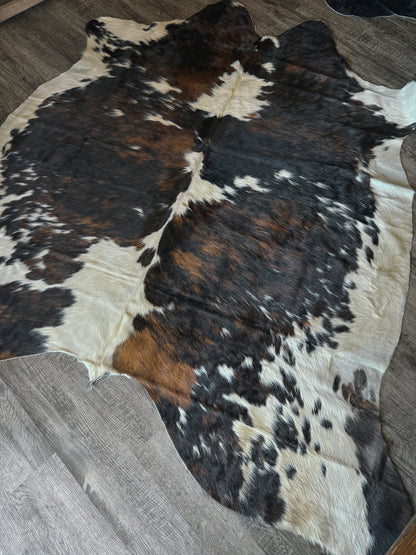 Dark Brindle Cowhide Rug