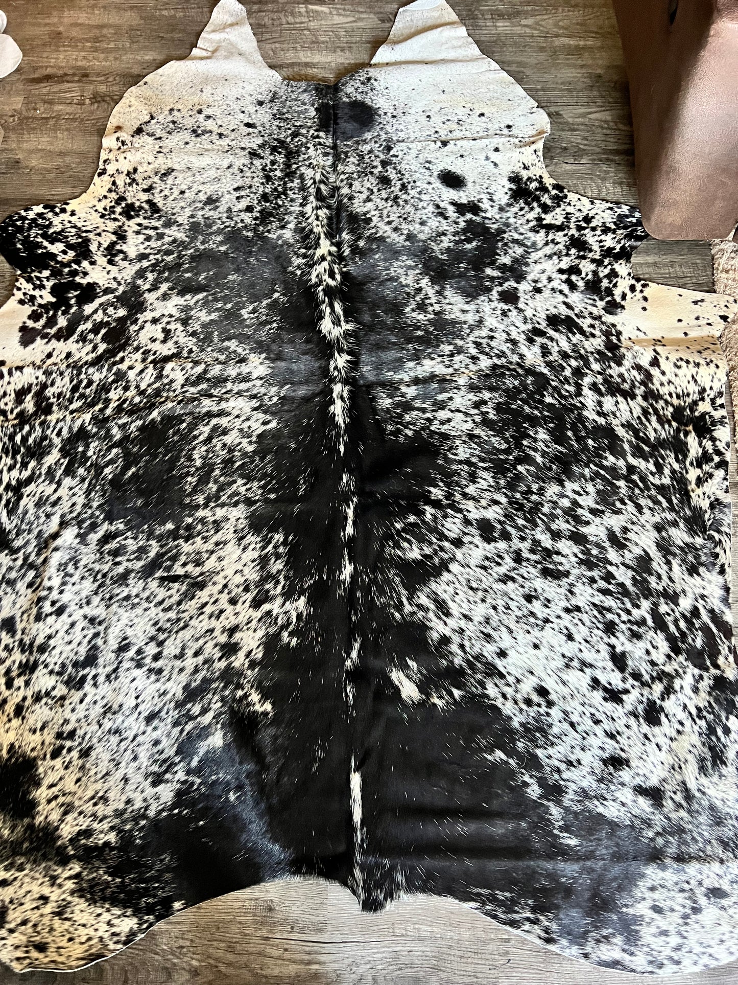 Black n White Cowhide Rug