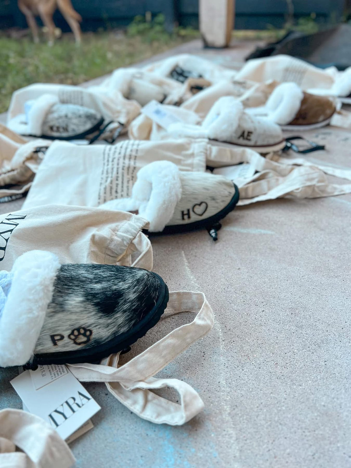 Cowhide Slippers PREORDER