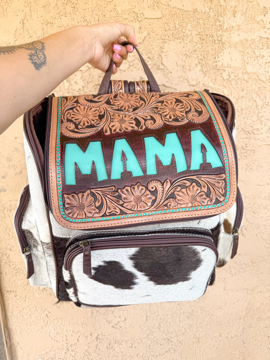 Turquoise Mama Backpack
