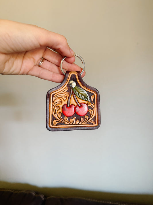 Cherry Keychain