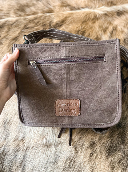 Boot Stitch Fringe Crossbody