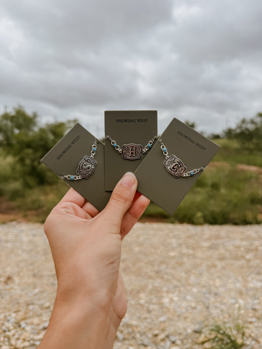 Initial Buckle Bracelet