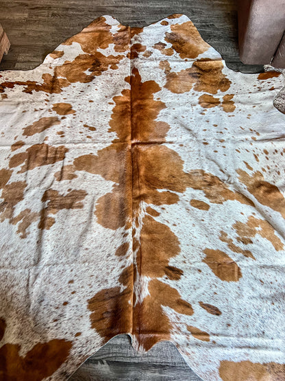 Brindle Spotted Cowhide Rug