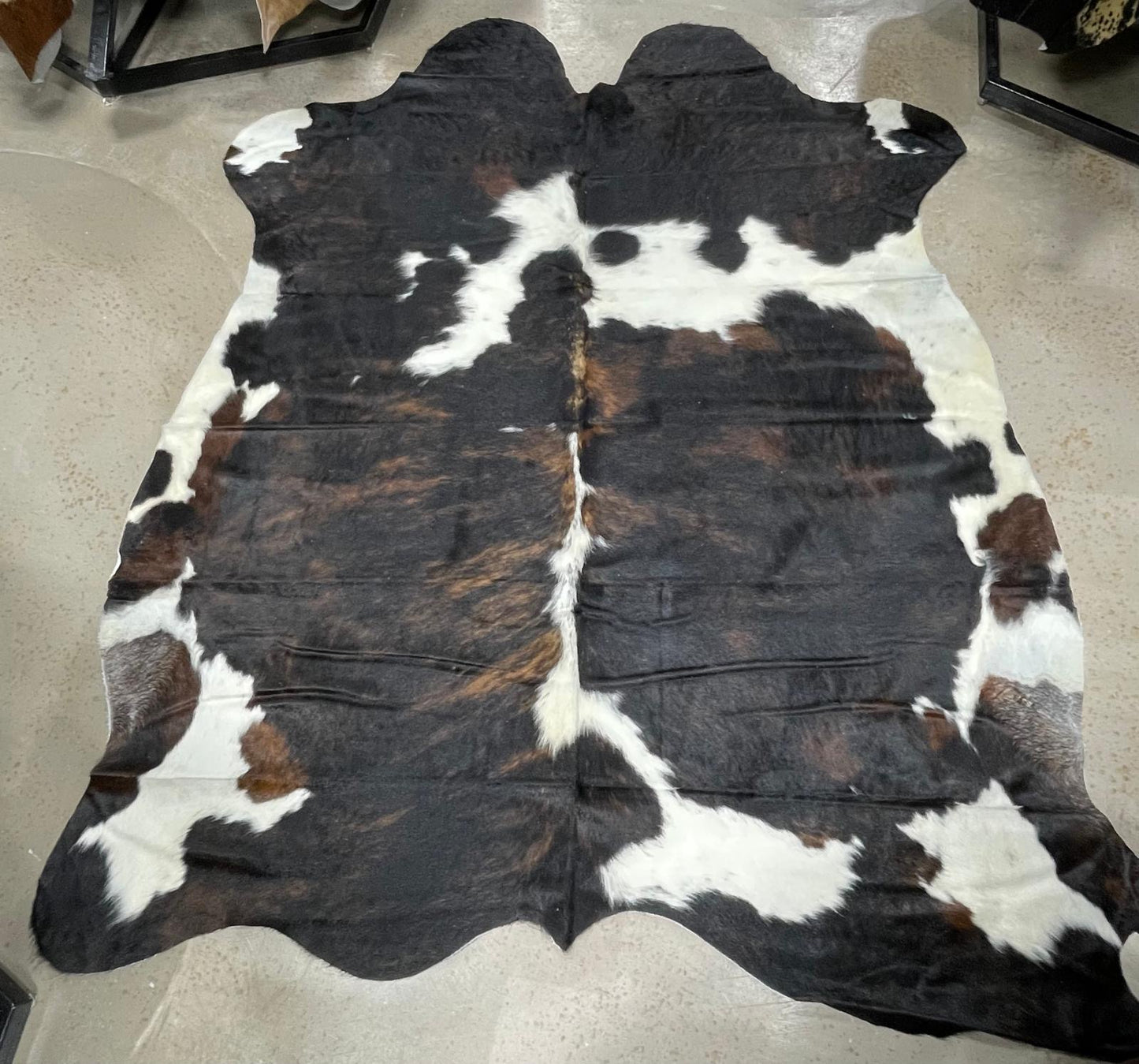 Dark Brindle Cowhide Rug