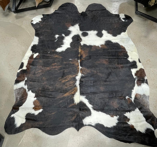 Dark Brindle Cowhide Rug