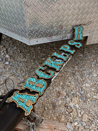 Turquoise Rearview Mirror Charms