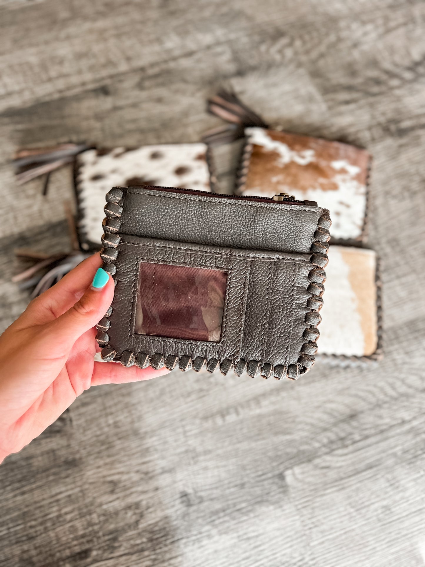 Cowhide Cardholder Coin Pouch