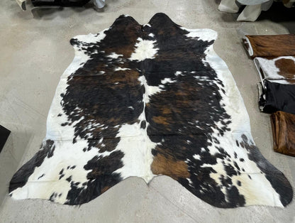 Dark Brindle Cowhide Rug