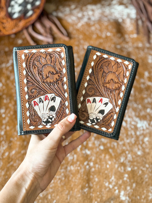 Gambler Tooled Wallet