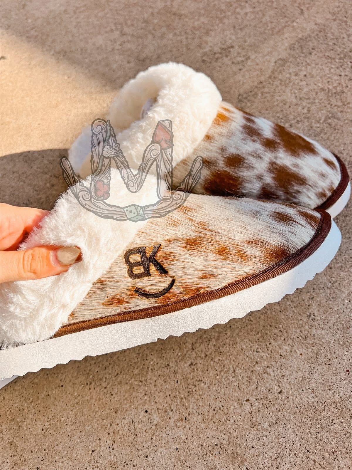 Cowhide Slippers PREORDER
