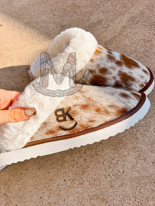 Cowhide Slippers PREORDER
