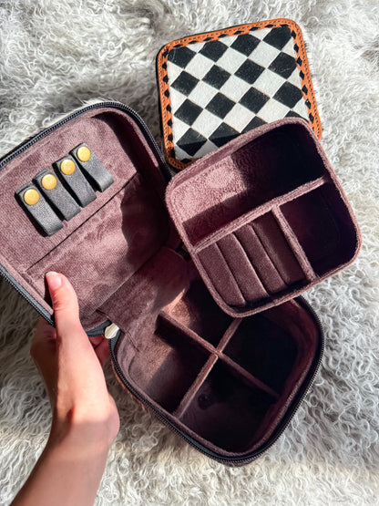 Checkered Jewelry Box