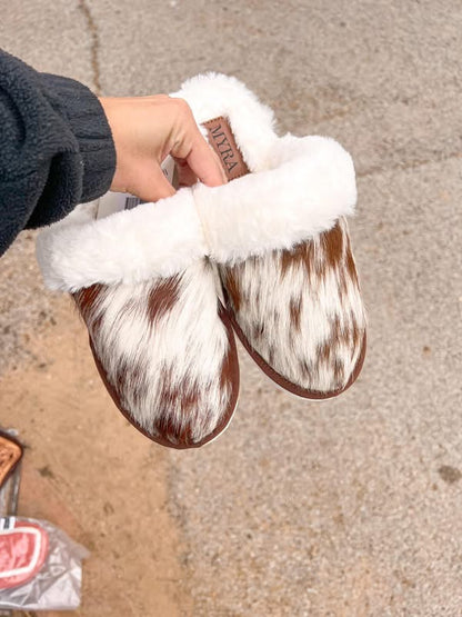 Cowhide Slippers PREORDER