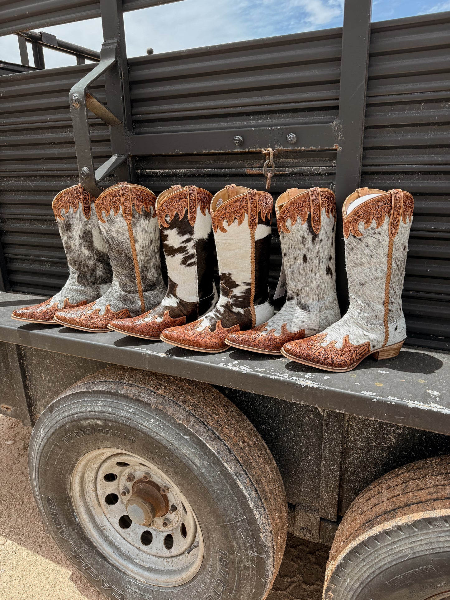 Adelaide Cowhide Boots