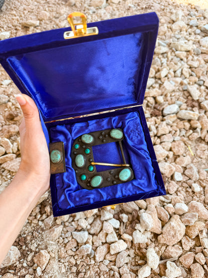 Turquoise Belt Buckle