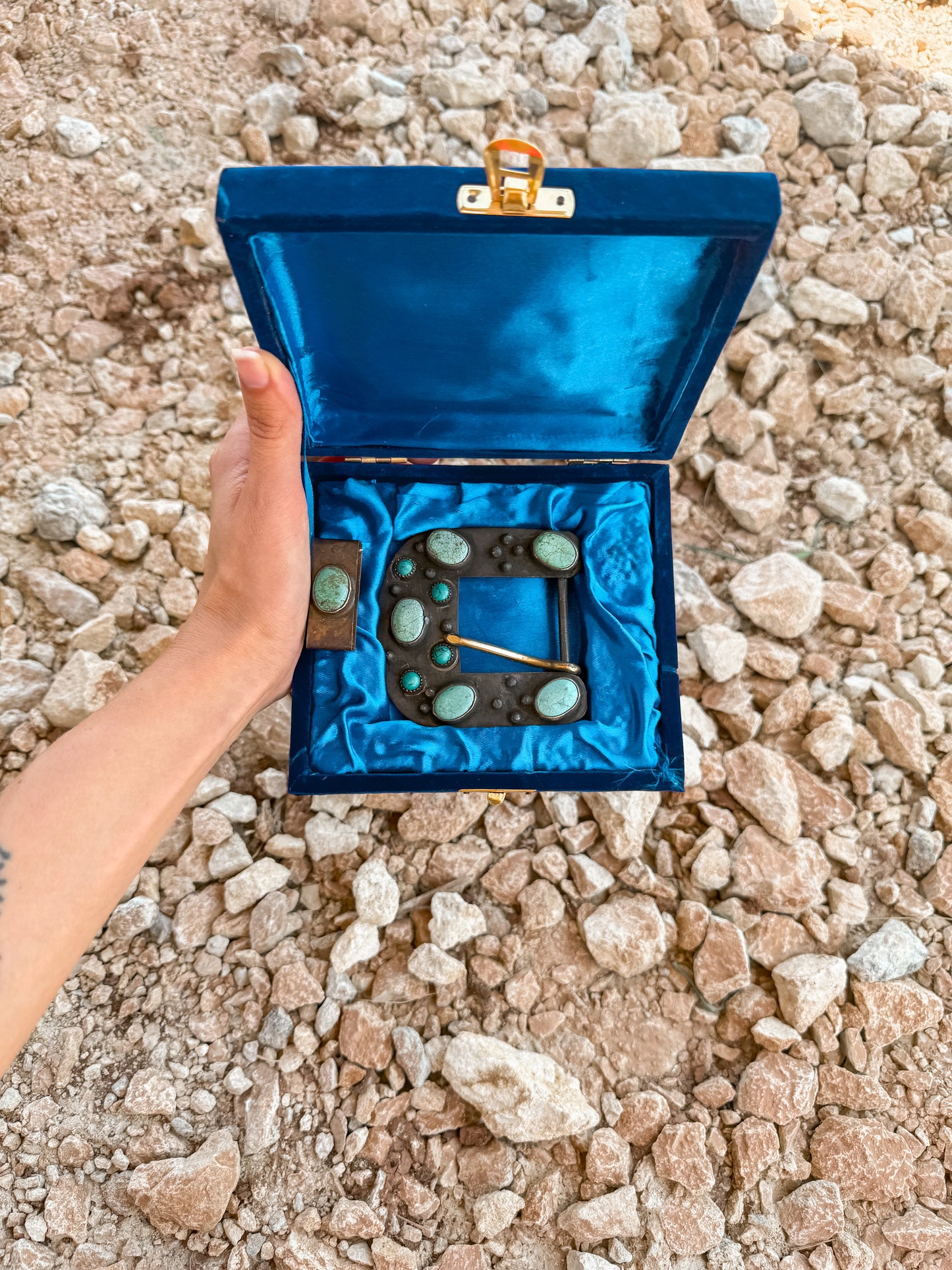 Turquoise Belt Buckle