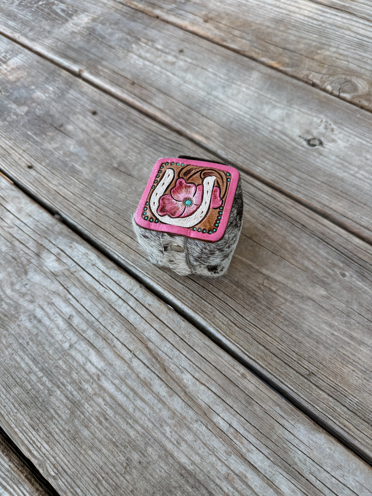 Tooled x Cowhide Ring Box