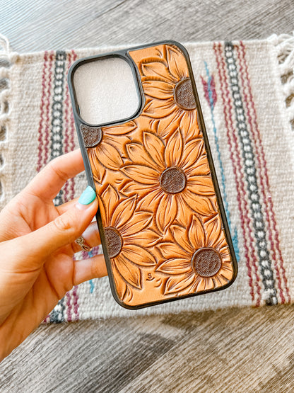 Handmade Tooled Leather Case iPhone 13 Series